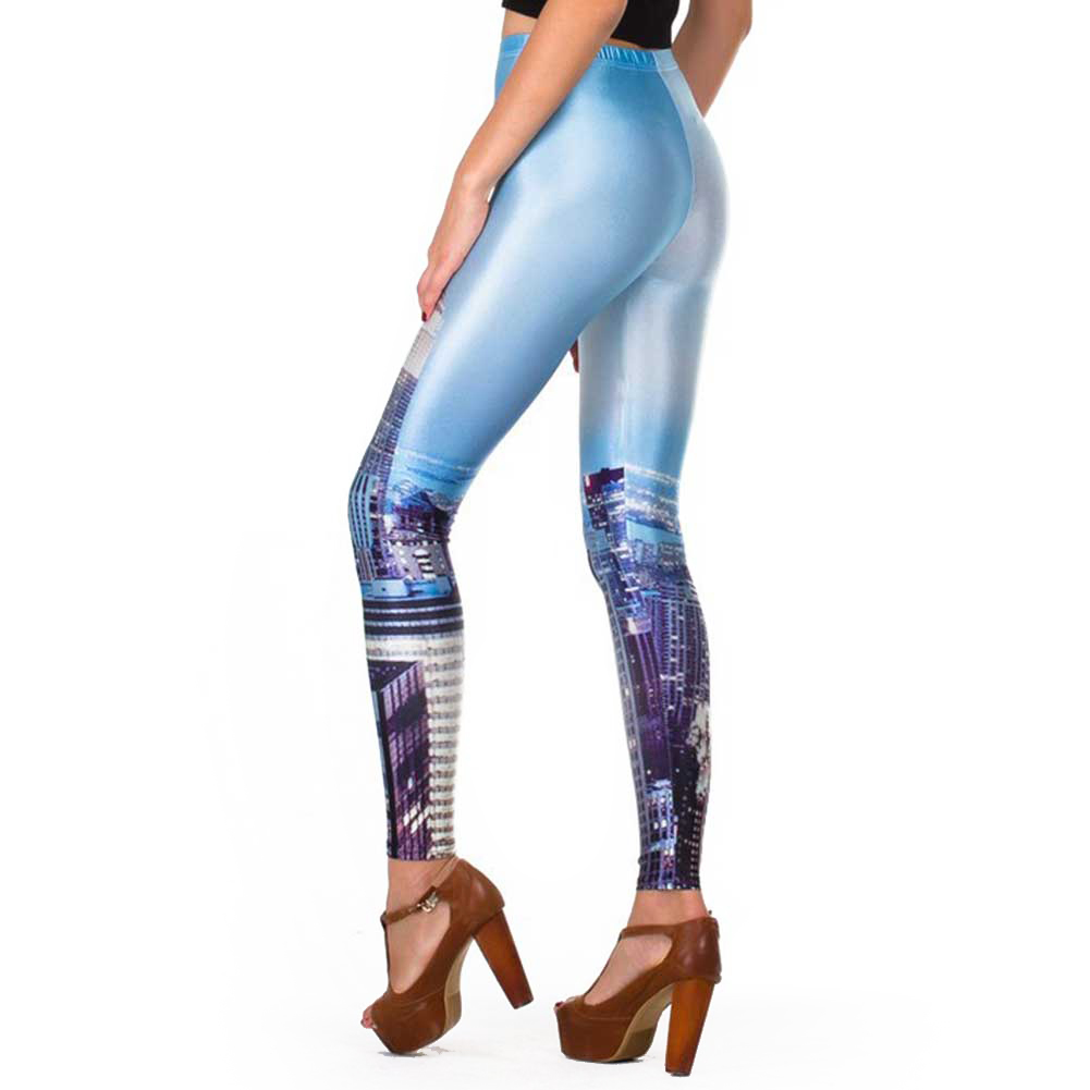 3d Print Pattern Sexy Women Leggings Stretchy Pencil Jeggings Pants Trousers 3323