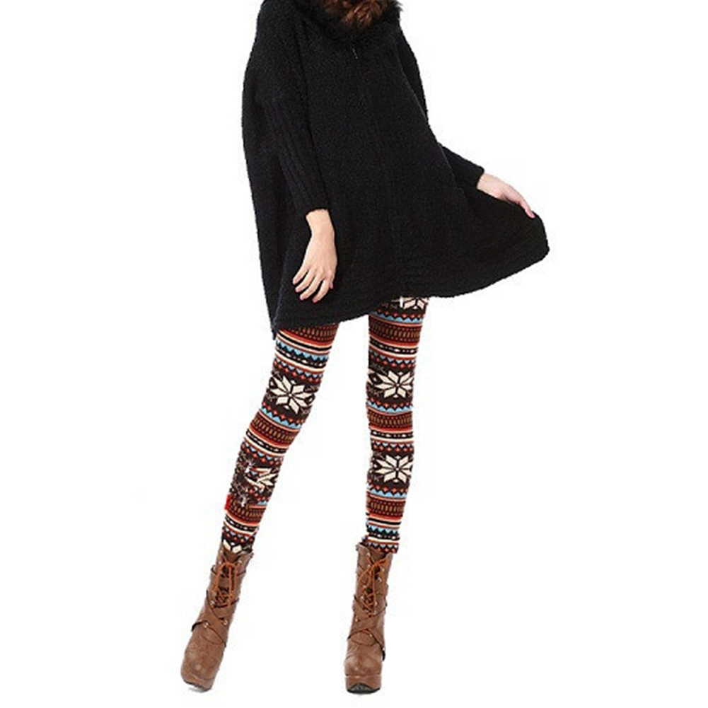 Kuda Moda 5-Pack Fleece Lined Leggings for Women Winter Warm