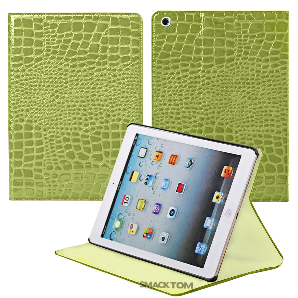Crocodile PU Leather Folio Case Cover with Stand For Apple iPad Air 5th Gen eBay